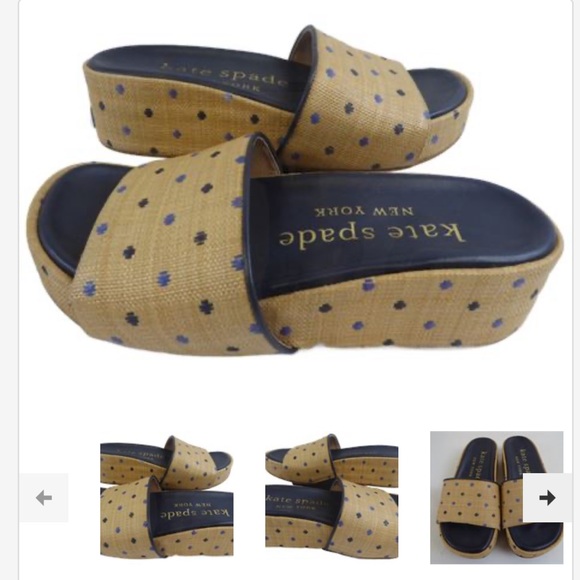 Kate Spade Women Platform Heel Sandals Breeze (like New) - Picture 6 of 11